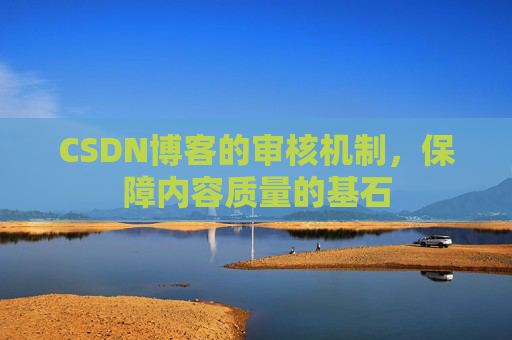 CSDN博客的审核机制，保障内容质量的基石
